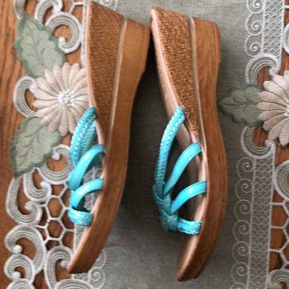 Tuscany by Easy Street Mint Green Sandals 10N New! - Picture 5 of 8